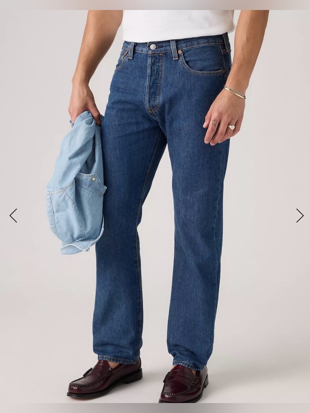 Levi's 501 Original Fit Water Less™ Button Fly Jeans W38 L34